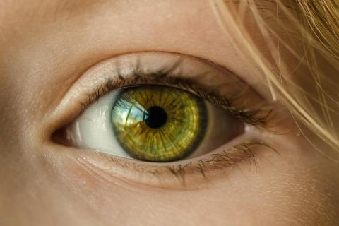 Stock photo of a close-up human eye