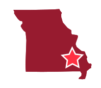 Southeast Missouri Map image of Southeast Missouri