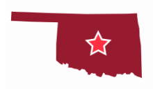 Map image of Central Oklahoma