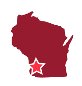 Southwest Wisconsin Map image of Southwest Wisconsin